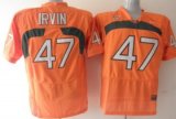 Wholesale Cheap Miami Hurricanes #47 Irvin Orange Jersey