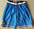 Wholesale Cheap Men's Orlando Magic Blue Pinstripe Short