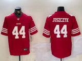 Cheap Men's San Francisco 49ers #44 Kyle Juszczyk Red Vapor Stitched Nike Limited Jersey