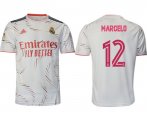 Wholesale Cheap Men 2021-2022 Club Real Madrid home aaa version white 12 Adidas Soccer Jersey