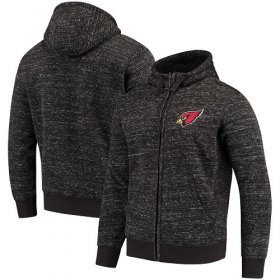 Wholesale Cheap Men\'s Arizona Cardinals G-III Sports by Carl Banks Heathered Black Discovery Sherpa Full-Zip Jacket