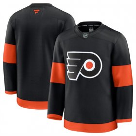 Men\'s Philadelphia Flyers Blank Black 2024-25 Alternate Stitched Hockey Jersey