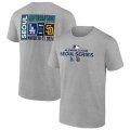 Cheap Men's San Diego Padres vs. Los Angeles Dodgers Heather Gray 2024 World Tour Seoul Series Matchup T-Shirt