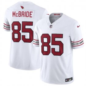 Cheap Men\'s Arizona Cardinals #85 Trey McBride White 2024 F.U.S.E. Vapor Untouchable Limited Stitched Jersey