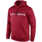 Wholesale Cheap Atlanta Falcons Nike KO Wordmark Performance Hoodie Red