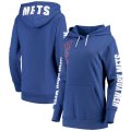 Wholesale Cheap New York Mets G-III 4Her by Carl Banks Women's 12th Inning Pullover Hoodie Royal