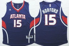 Wholesale Cheap Atlanta Hawks #15 Al Horford Revolution 30 Swingman 2014 New Navy Blue Jersey