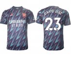 Wholesale Cheap Men 2021-2022 Club Arsenal Second away aaa version blue 23 Soccer Jersey