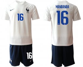 Wholesale Cheap Men 2021 France away 16 soccer jerseys