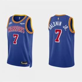 Wholesale Cheap Men\'s Golden State Warriors #7 Patrick Baldwin Jr. 2022 Royal Stitched Basketball Jersey