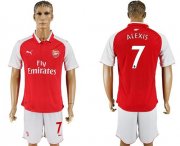 Wholesale Cheap Arsenal #7 Alexis Home Soccer Club Jersey