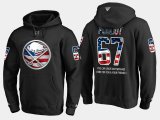 Wholesale Cheap Sabres #67 Benoit Pouliot NHL Banner Wave Usa Flag Black Hoodie