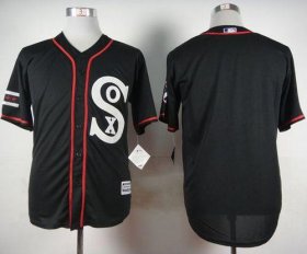 Wholesale Cheap White Sox Blank Black New Cool Base Stitched MLB Jersey