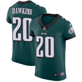 Wholesale Cheap Nike Eagles #20 Brian Dawkins Midnight Green Team Color Men\'s Stitched NFL Vapor Untouchable Elite Jersey