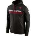 Wholesale Cheap Men's Tampa Bay Buccaneers Nike Pewter Sideline Circuit Pullover Performance Hoodie