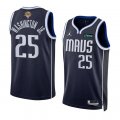 Cheap Men's Dallas Mavericks #25 P.J. Washington Jr. Navy 2024 Finals Statement Edition Stitched Basketball Jersey