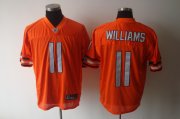 Wholesale Cheap Bears #11 Roy Williams Orange Stitched NFL Jersey