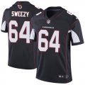 Wholesale Cheap Nike Cardinals #64 J.R. Sweezy Black Alternate Men's Stitched NFL Vapor Untouchable Limited Jersey