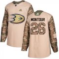 Wholesale Cheap Adidas Ducks #26 Brandon Montour Camo Authentic 2017 Veterans Day Stitched NHL Jersey