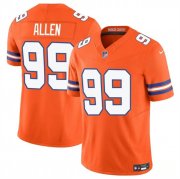 Cheap Men's Denver Broncos #99 Zach Allen Orange F.U.S.E. Mile High Collection 1977 Throwback Vapor Limited Football Stitched Jersey