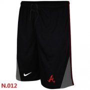 Wholesale Cheap Nike MLB Atlanta Braves Performance Training Shorts Black