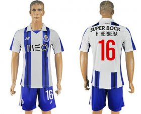 Wholesale Cheap Oporto #16 H.Herrera Home Soccer Club Jersey