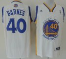 Wholesale Cheap Golden State Warriors #40 Harrison Barnes Revolution 30 Swingman White Jersey