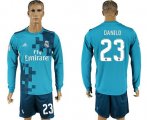 Wholesale Cheap Real Madrid #23 Danilo Sec Away Long Sleeves Soccer Club Jersey