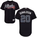 Wholesale Cheap Braves #20 Josh Donaldson Navy Blue Flexbase Authentic Collection Stitched MLB Jersey