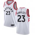 Wholesale Cheap Raptors #23 Fred VanVleet White Women's Basketball Swingman Association Edition Jersey