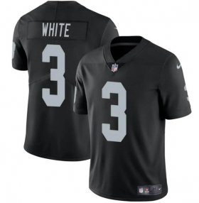 Cheap Men\'s Las Vegas Raiders #3 Zamir White Black 2024 Vapor Football Stitched Jersey