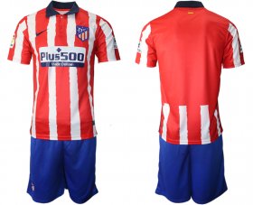 Wholesale Cheap Men 2020-2021 club Atletico Madrid home blank red Soccer Jerseys