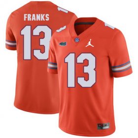 Wholesale Cheap Florida Gators 13 Feleipe Franks Orange College Football Jersey