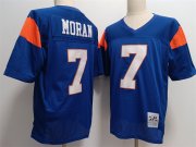 Cheap Blue Mountain State #7 Alex Moran Blue Stitched Football Jersey