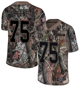 Wholesale Cheap Nike Steelers #75 Joe Greene Camo Men\'s Stitched NFL Limited Rush Realtree Jersey