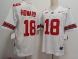 Cheap Men's Ohio State Buckeyes #18 Will Howard White FUSE College Football Jersey