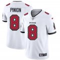 Wholesale Cheap Tampa Bay Buccaneers #8 Bradley Pinion Men's Nike White Vapor Limited Jersey