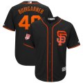 Wholesale Cheap Giants #40 Madison Bumgarner Black 2019 Spring Training Cool Base Stitched MLB Jersey