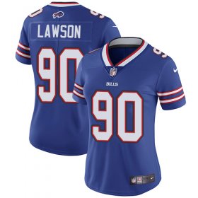 Wholesale Cheap Nike Bills #90 Shaq Lawson Royal Blue Team Color Women\'s Stitched NFL Vapor Untouchable Limited Jersey