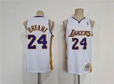 Cheap Men's Los Angeles Lakers #24 Kobe Bryant White Throwback basketball Jersey