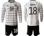 Wholesale Cheap Men 2021 European Cup Germany home white Long sleeve 18 Soccer Jersey