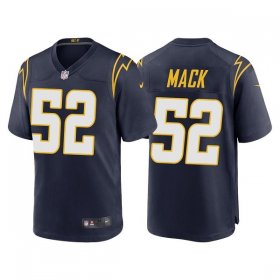 Wholesale Cheap Men\'s Los Angeles Chargers #52 Khalil Mack Navy Vapor Untouchable Limited Stitched Jersey