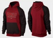 Wholesale Cheap Los Angeles Angels Pullover Hoodie Burgundy Red & Black