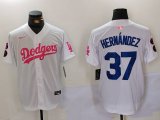 Cheap Men's Los Angeles Dodgers #37 Teoscar Hern