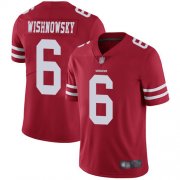 Wholesale Cheap Nike 49ers #6 Mitch Wishnowsky Red Team Color Men's Stitched NFL Vapor Untouchable Limited Jersey