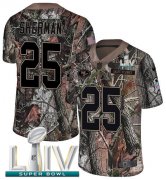 Wholesale Cheap Nike 49ers #25 Richard Sherman Camo Super Bowl LIV 2020 Men's Stitched NFL Limited Rush Realtree Jersey