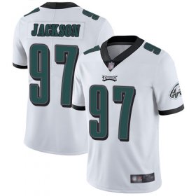 Wholesale Cheap Nike Eagles #97 Malik Jackson White Men\'s Stitched NFL Vapor Untouchable Limited Jersey