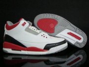 Wholesale Cheap Air Jordan 3 2013 release Shoes White/Red/Black