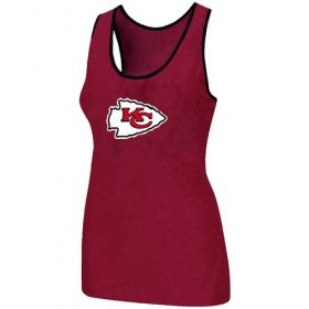 Wholesale Cheap Women\'s Nike Kansas City Chiefs Big Logo Tri-Blend Racerback Stretch Tank Top Red