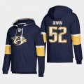 Wholesale Cheap Nashville Predators #52 Matt Irwin Navy adidas Lace-Up Pullover Hoodie